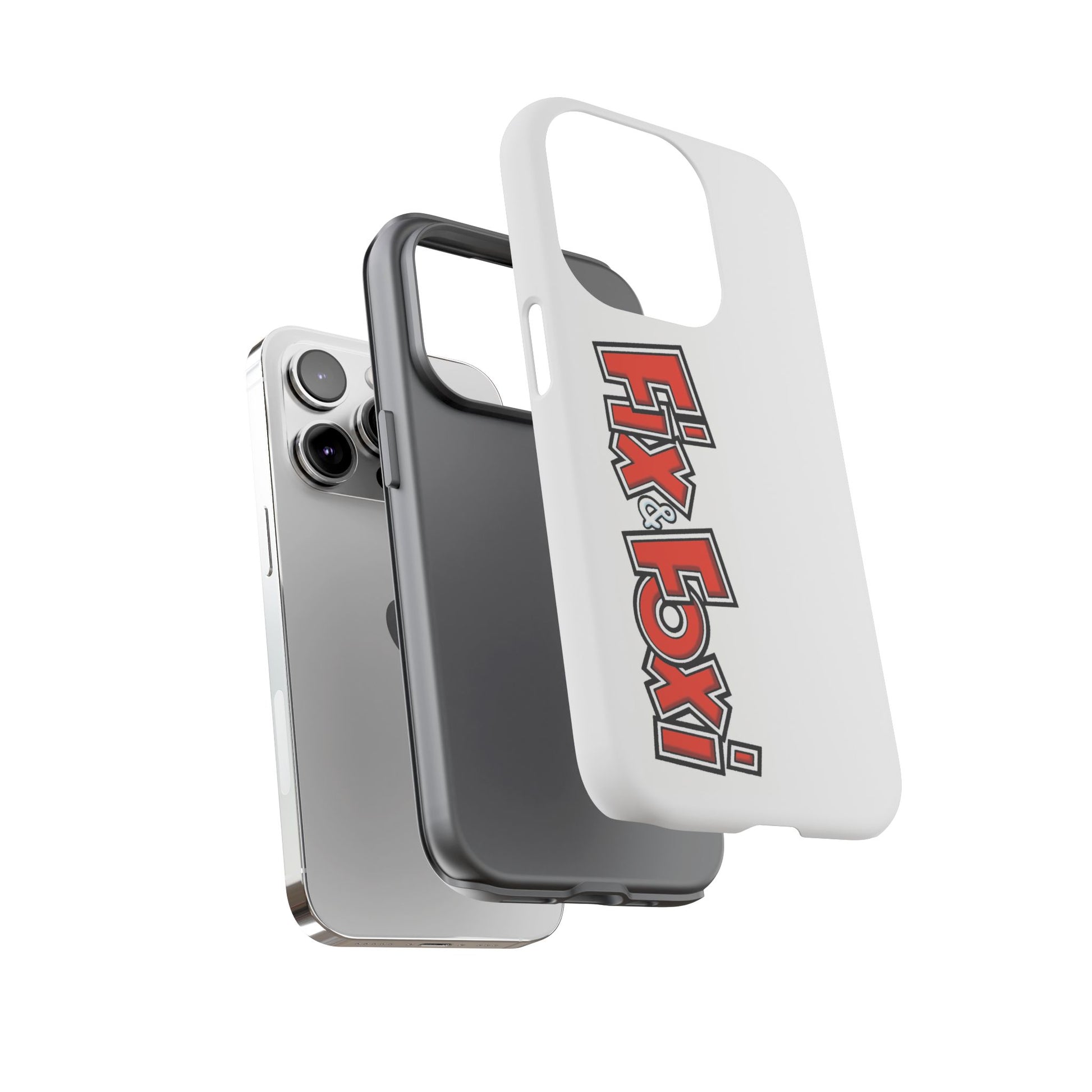 Tough Phone Case with Fix & Foxi Design - Cute & Durable Cover for Fans, Gifts for Kids, Collectibles, Cartoon Merch, Personalized Tech