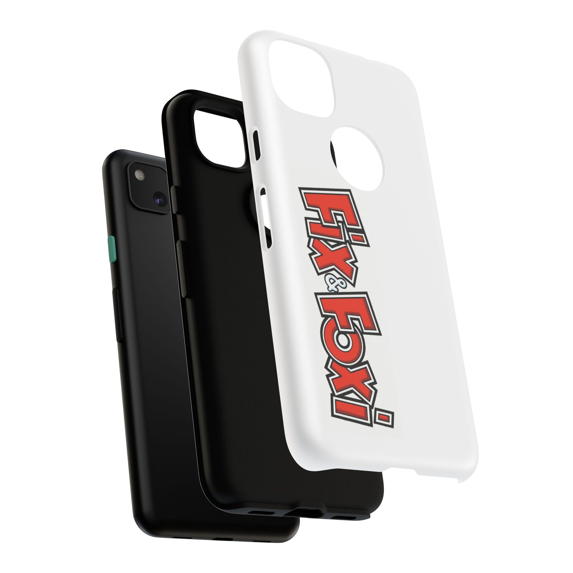 Tough Phone Case with Fix & Foxi Design - Cute & Durable Cover for Fans, Gifts for Kids, Collectibles, Cartoon Merch, Personalized Tech