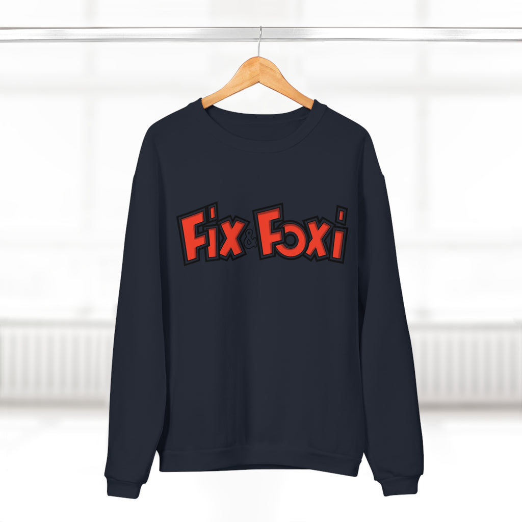 Fix & Foxi Unisex Crew Neck Sweatshirt - Comfy Gift for Friends, Cozy Layer for Chilly Days, Perfect for Casual Outings, Cute Apparel [...]