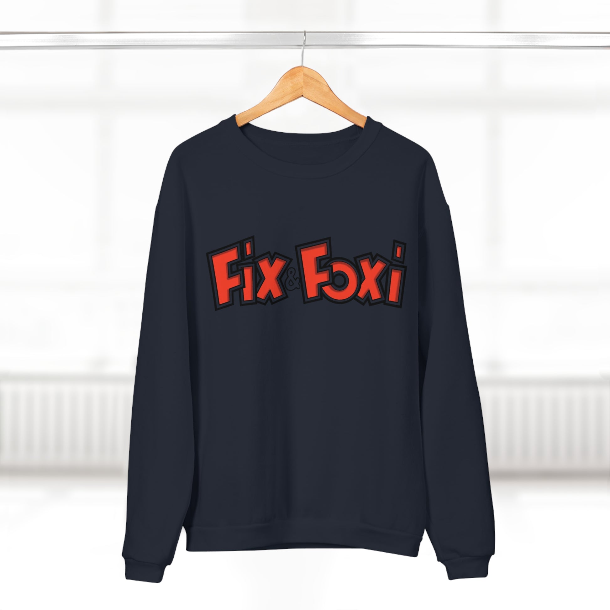Fix & Foxi Unisex Crew Neck Sweatshirt - Comfy Gift for Friends, Cozy Layer for Chilly Days, Perfect for Casual Outings, Cute Apparel [...]