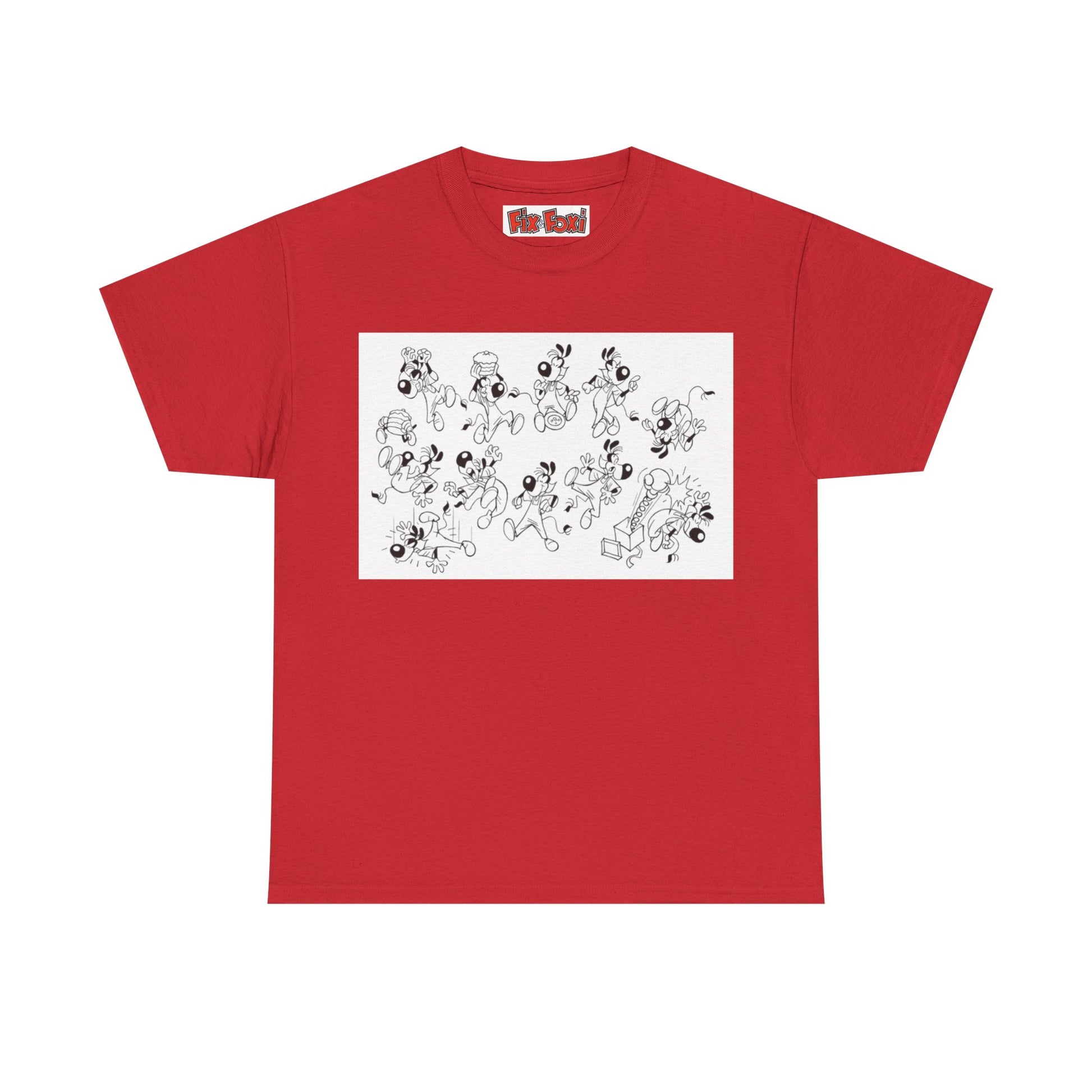 Trendy Graphic Tee, Lupo, Casual Top, Gift for Him/Her, Streetwear Style, Unique Design