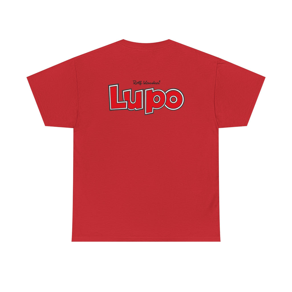 Trendy Graphic Tee, Lupo, Casual Top, Gift for Him/Her, Streetwear Style, Unique Design