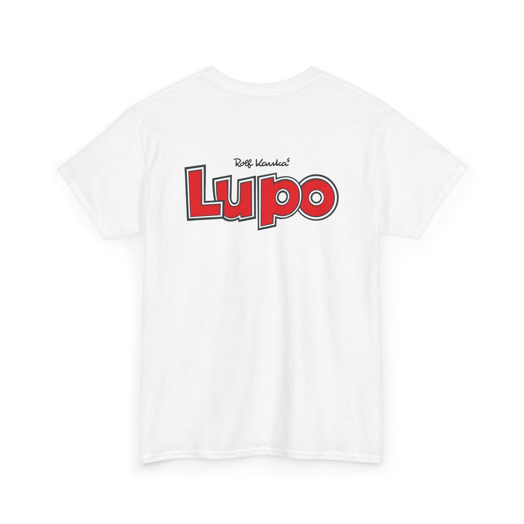Trendy Graphic Tee, Lupo, Casual Top, Gift for Him/Her, Streetwear Style, Unique Design