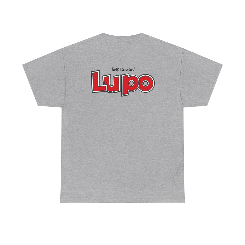 Trendy Graphic Tee, Lupo, Casual Top, Gift for Him/Her, Streetwear Style, Unique Design