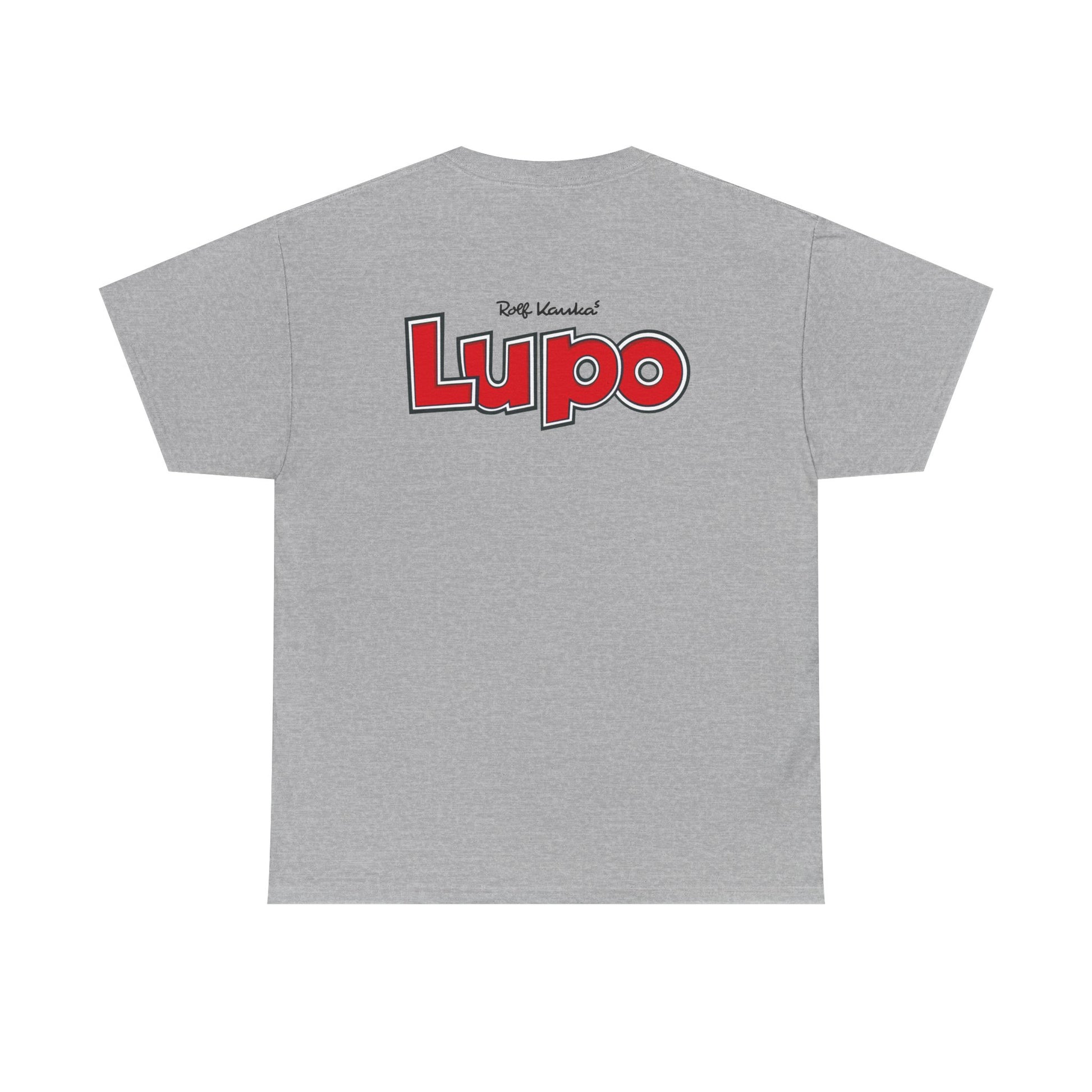 Trendy Graphic Tee, Lupo, Casual Top, Gift for Him/Her, Streetwear Style, Unique Design