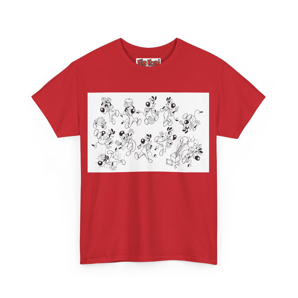 Trendy Graphic Tee, Lupo, Casual Top, Gift for Him/Her, Streetwear Style, Unique Design