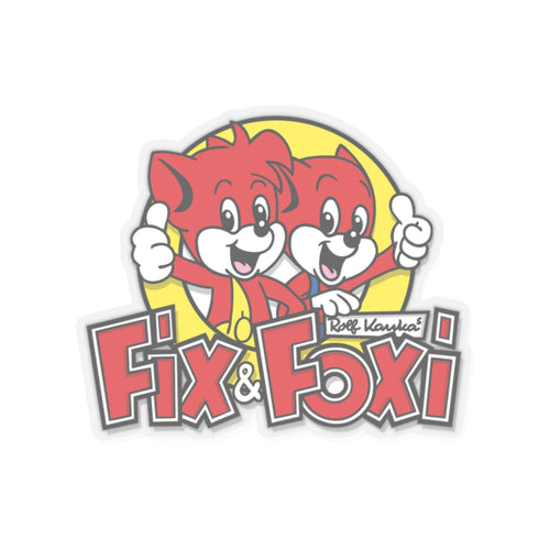 Colorful Fix & Foxi Stickers, Fun Laptop Decals, Scrapbooking Stickers, Party Favors, Gift Wrapping Decoration