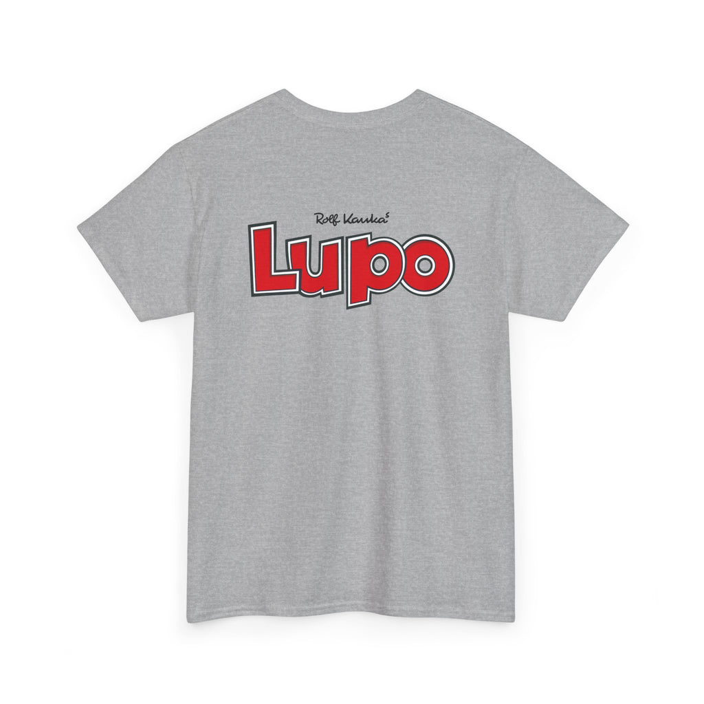 Trendy Graphic Tee, Lupo, Casual Top, Gift for Him/Her, Streetwear Style, Unique Design