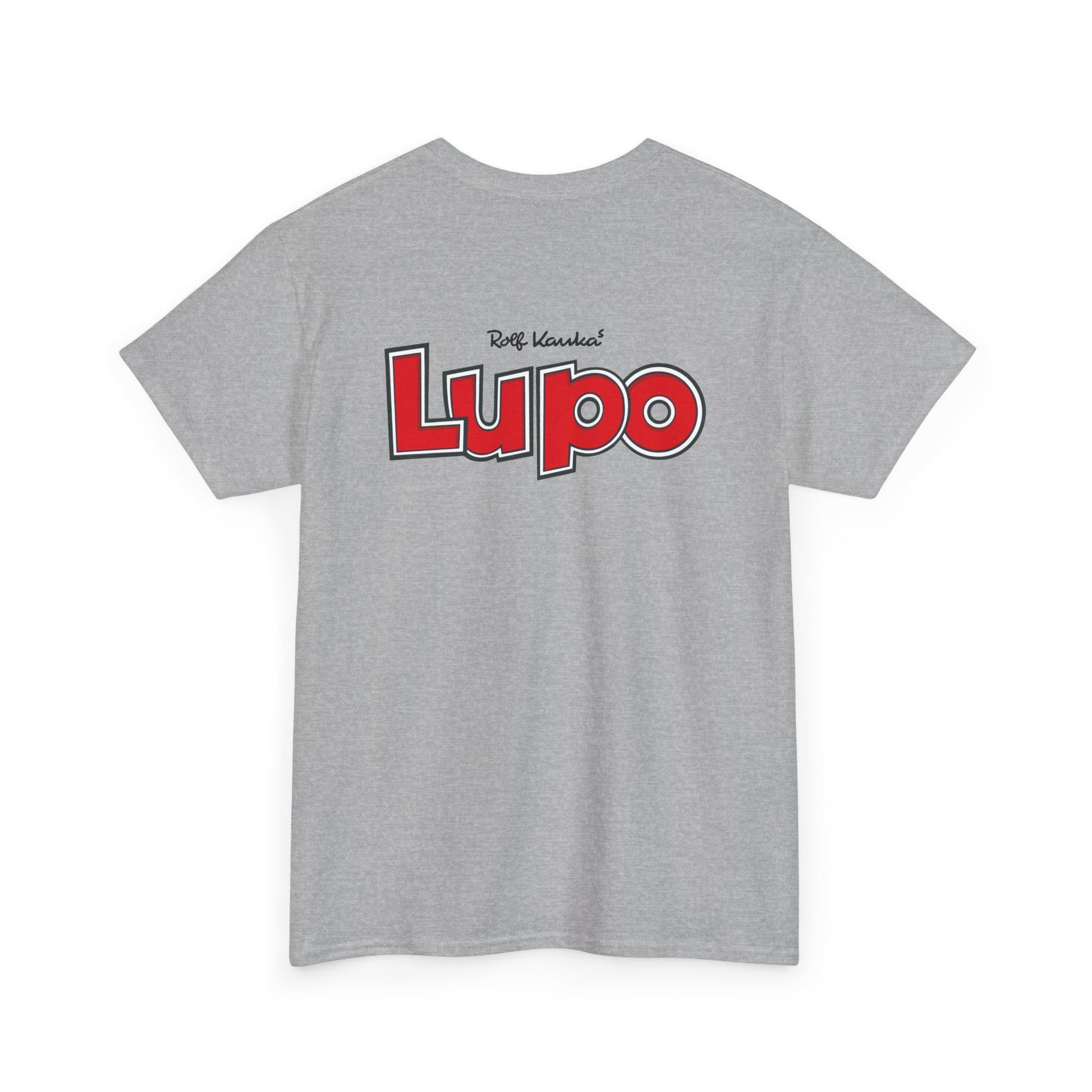 Trendy Graphic Tee, Lupo, Casual Top, Gift for Him/Her, Streetwear Style, Unique Design