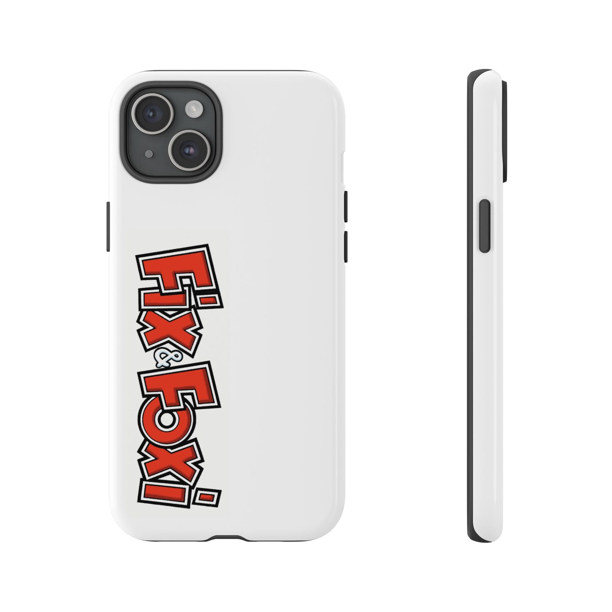 Tough Phone Case with Fix & Foxi Design - Cute & Durable Cover for Fans, Gifts for Kids, Collectibles, Cartoon Merch, Personalized Tech