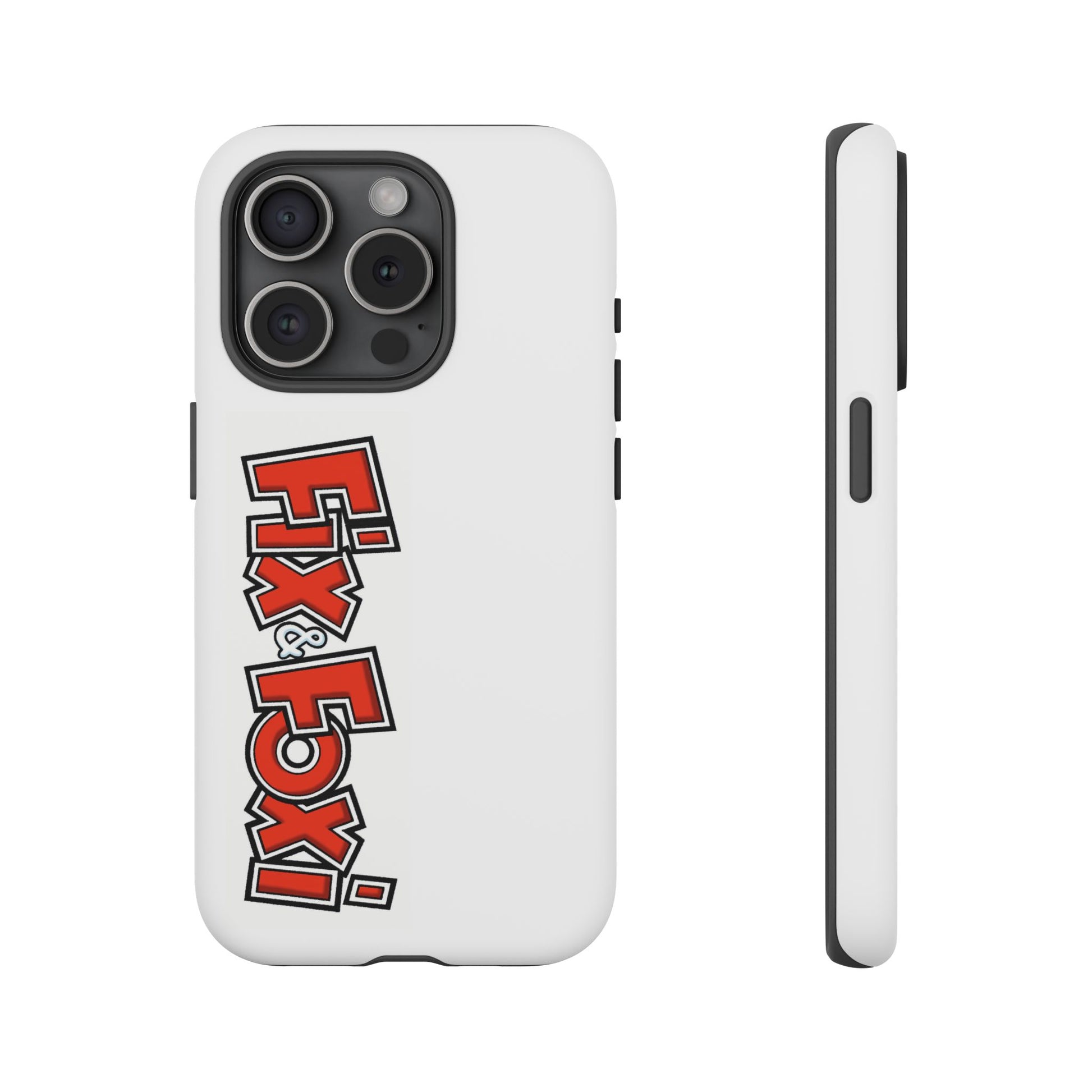 Tough Phone Case with Fix & Foxi Design - Cute & Durable Cover for Fans, Gifts for Kids, Collectibles, Cartoon Merch, Personalized Tech