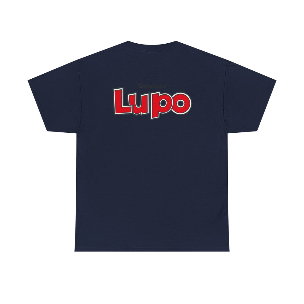 Trendy Graphic Tee, Lupo, Casual Top, Gift for Him/Her, Streetwear Style, Unique Design