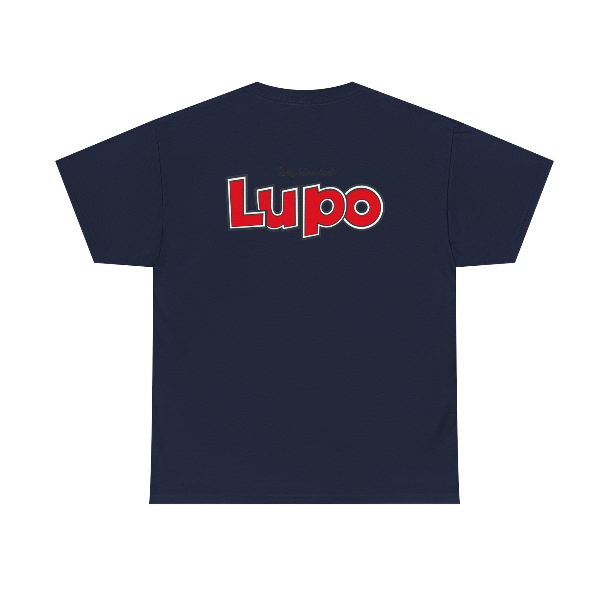 Trendy Graphic Tee, Lupo, Casual Top, Gift for Him/Her, Streetwear Style, Unique Design