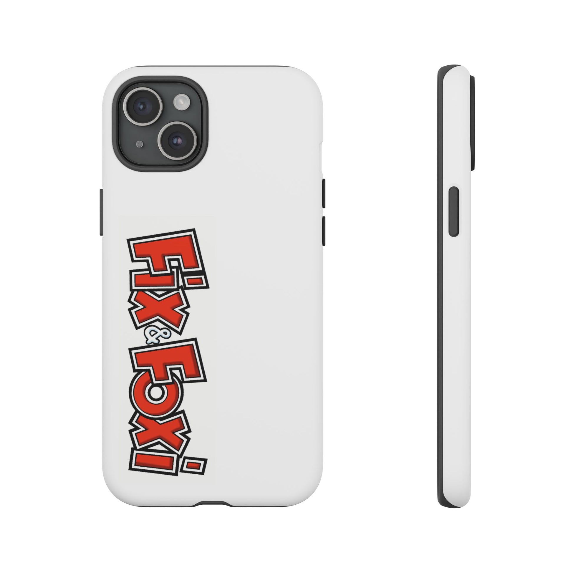 Tough Phone Case with Fix & Foxi Design - Cute & Durable Cover for Fans, Gifts for Kids, Collectibles, Cartoon Merch, Personalized Tech