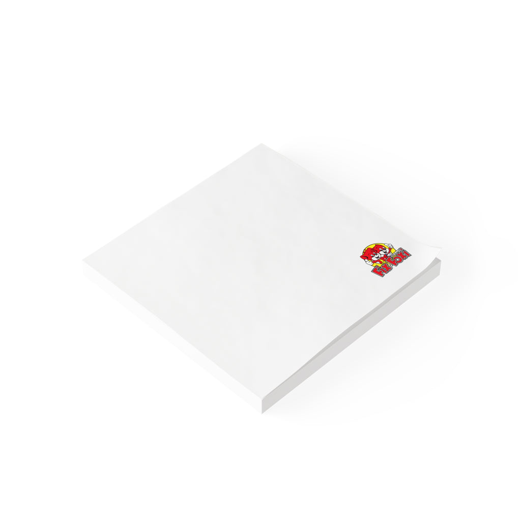 Cute Fox Logo Post-it Notes — Small Sticky Note Pads with Fox Design