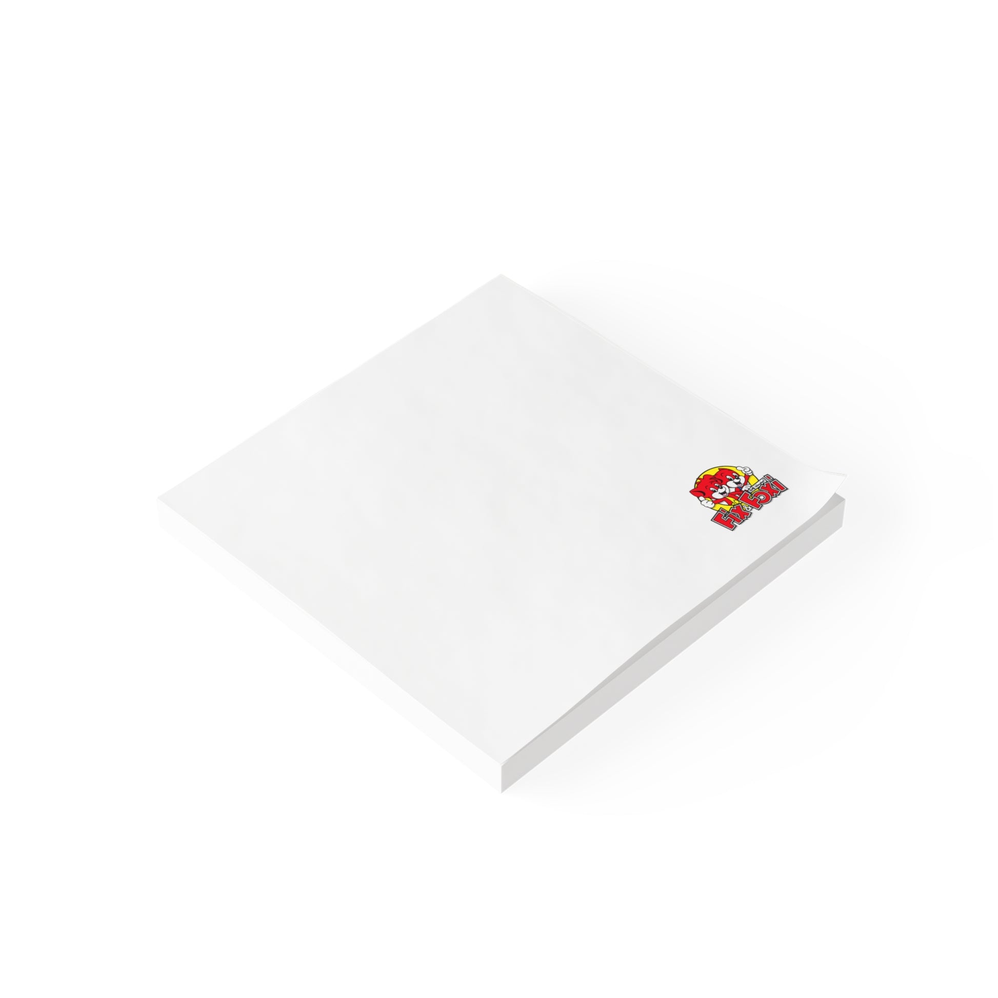 Cute Fox Logo Post-it Notes — Small Sticky Note Pads with Fox Design