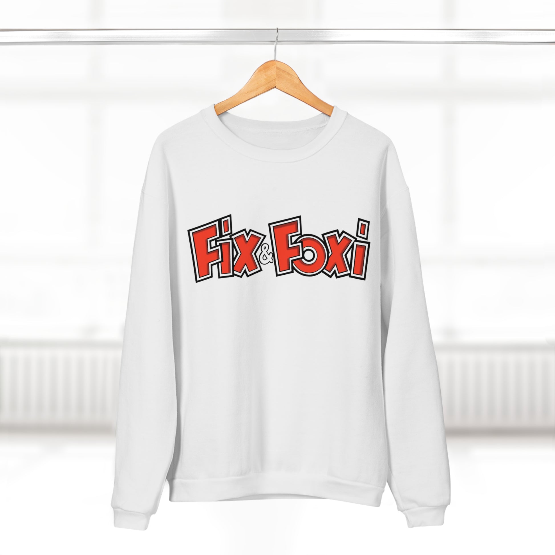 Fix & Foxi Unisex Crew Neck Sweatshirt - Comfy Gift for Friends, Cozy Layer for Chilly Days, Perfect for Casual Outings, Cute Apparel [...]