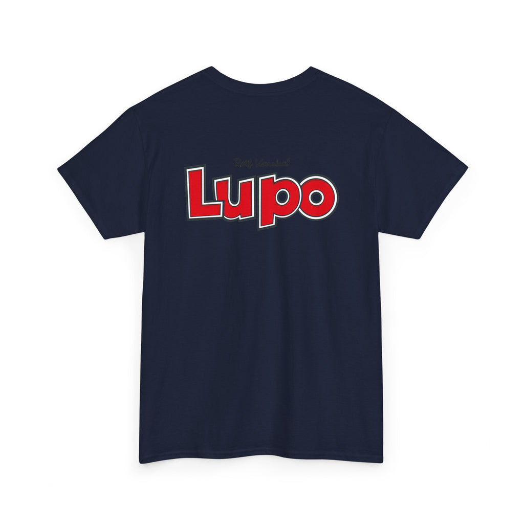 Trendy Graphic Tee, Lupo, Casual Top, Gift for Him/Her, Streetwear Style, Unique Design