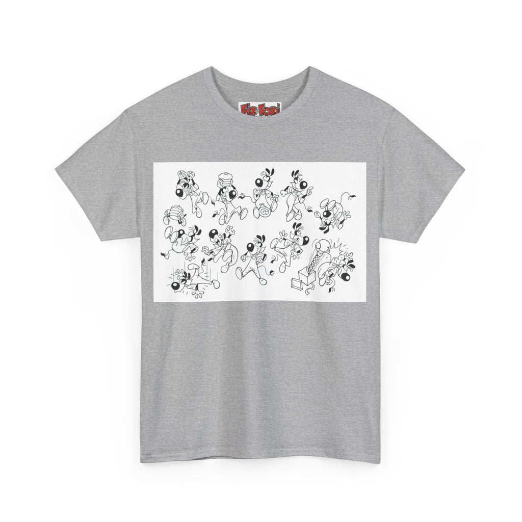 Trendy Graphic Tee, Lupo, Casual Top, Gift for Him/Her, Streetwear Style, Unique Design