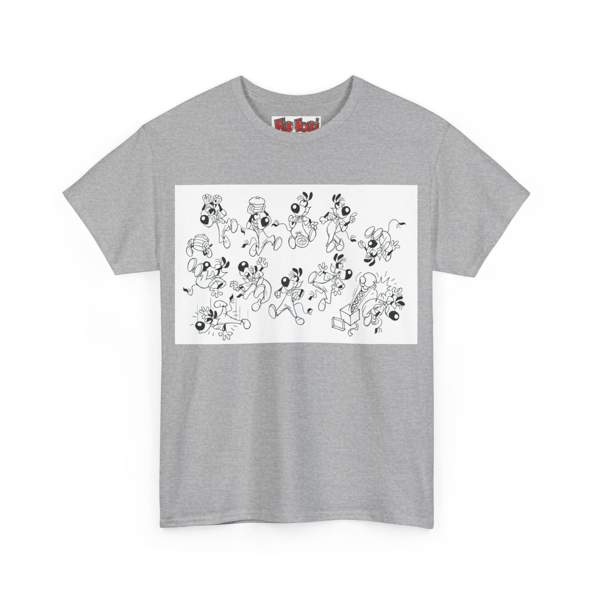 Trendy Graphic Tee, Lupo, Casual Top, Gift for Him/Her, Streetwear Style, Unique Design