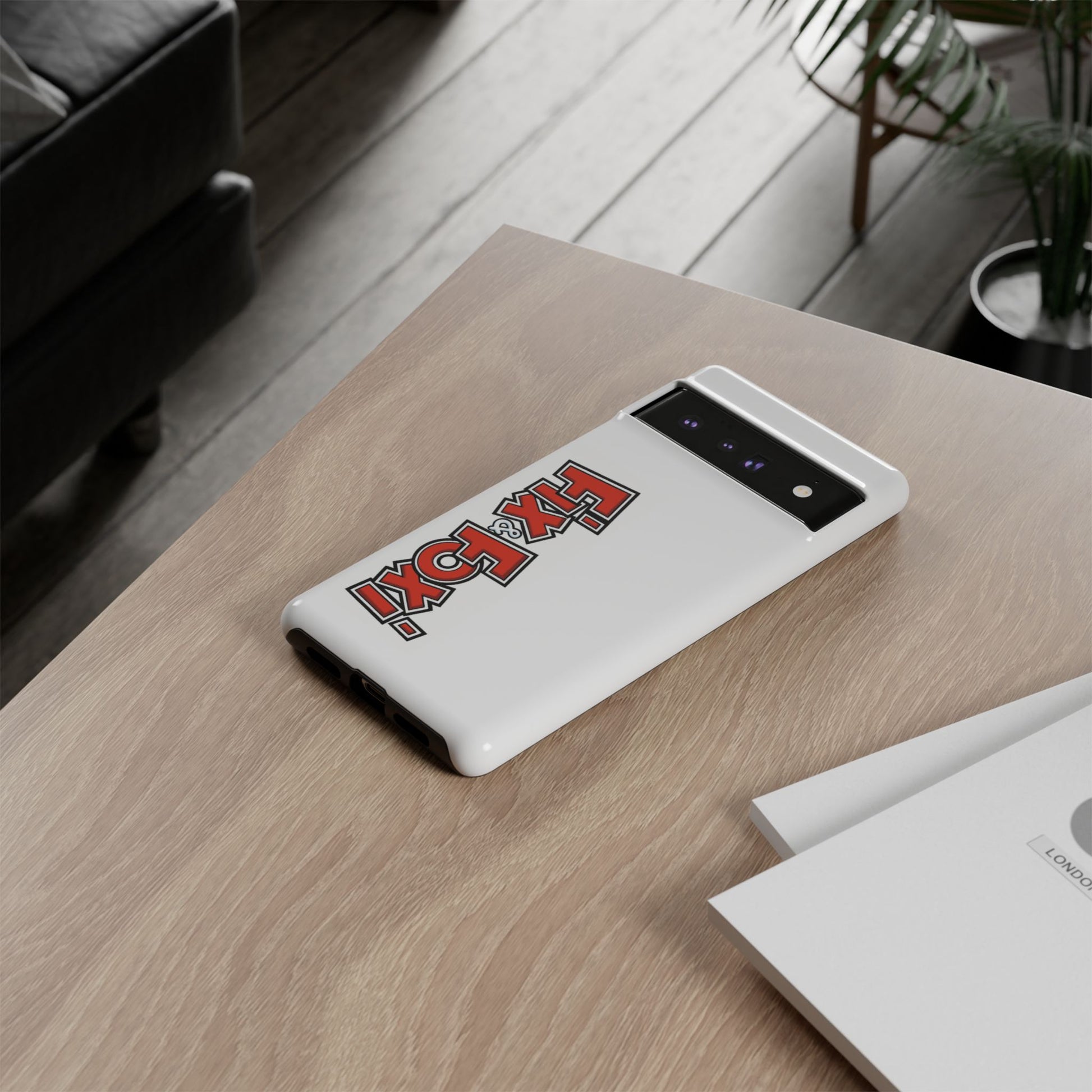 Tough Phone Case with Fix & Foxi Design - Cute & Durable Cover for Fans, Gifts for Kids, Collectibles, Cartoon Merch, Personalized Tech