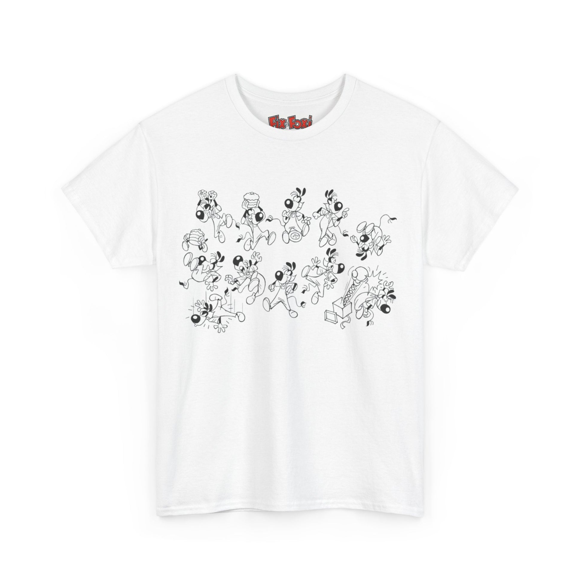 Trendy Graphic Tee, Lupo, Casual Top, Gift for Him/Her, Streetwear Style, Unique Design