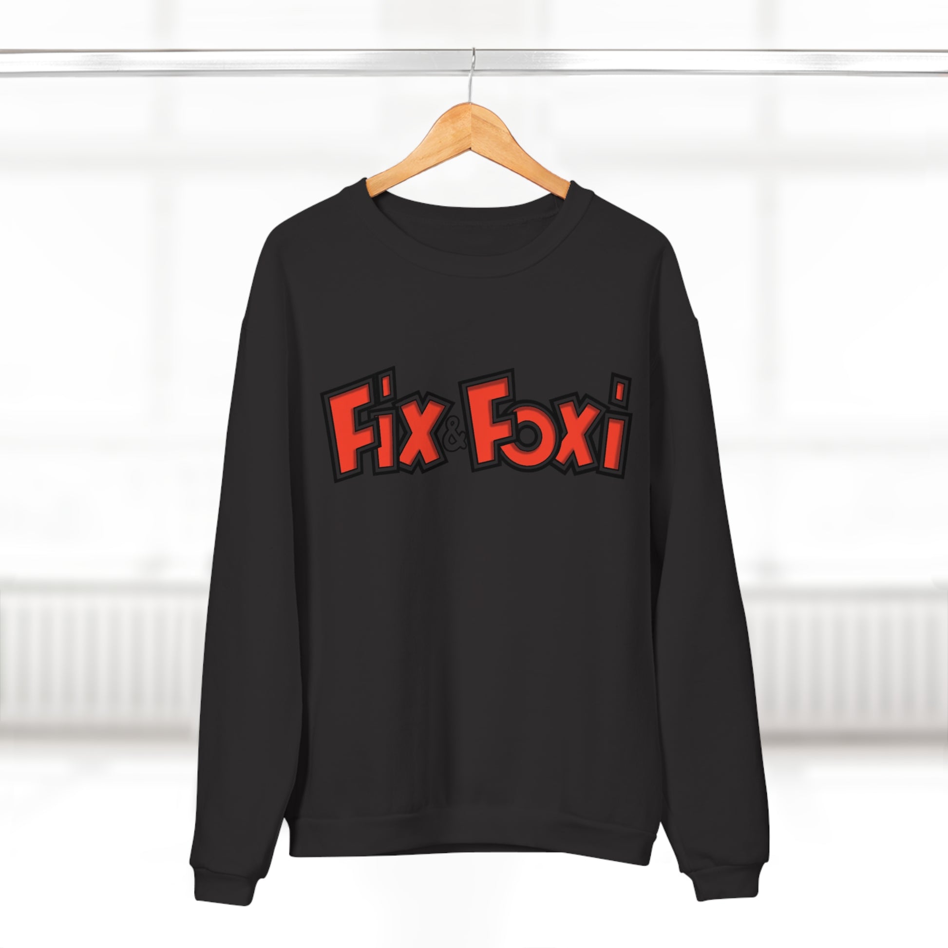 Fix & Foxi Unisex Crew Neck Sweatshirt - Comfy Gift for Friends, Cozy Layer for Chilly Days, Perfect for Casual Outings, Cute Apparel [...]