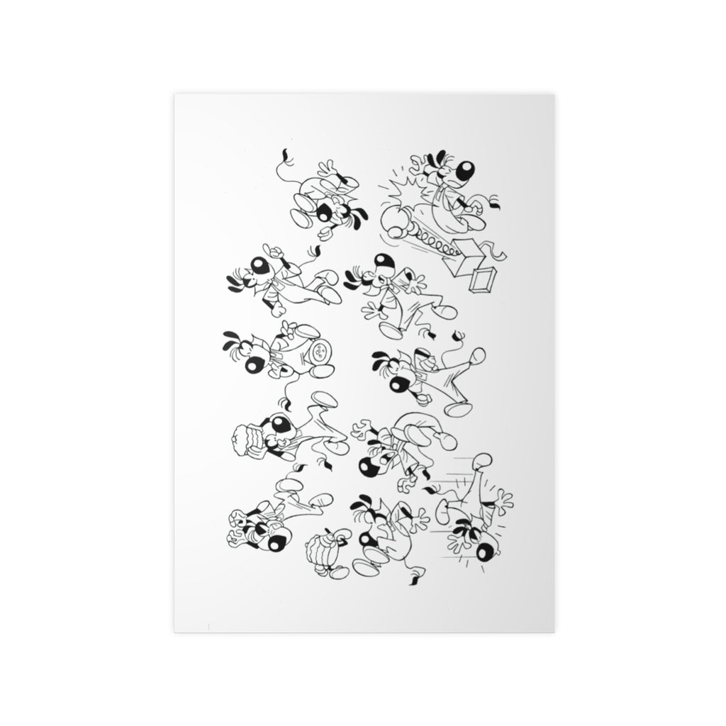 Whimsical Art Posters, Playful Wall Decor, Unique Gifts for Kids, Fun Home Decoration, Birthday Party Art