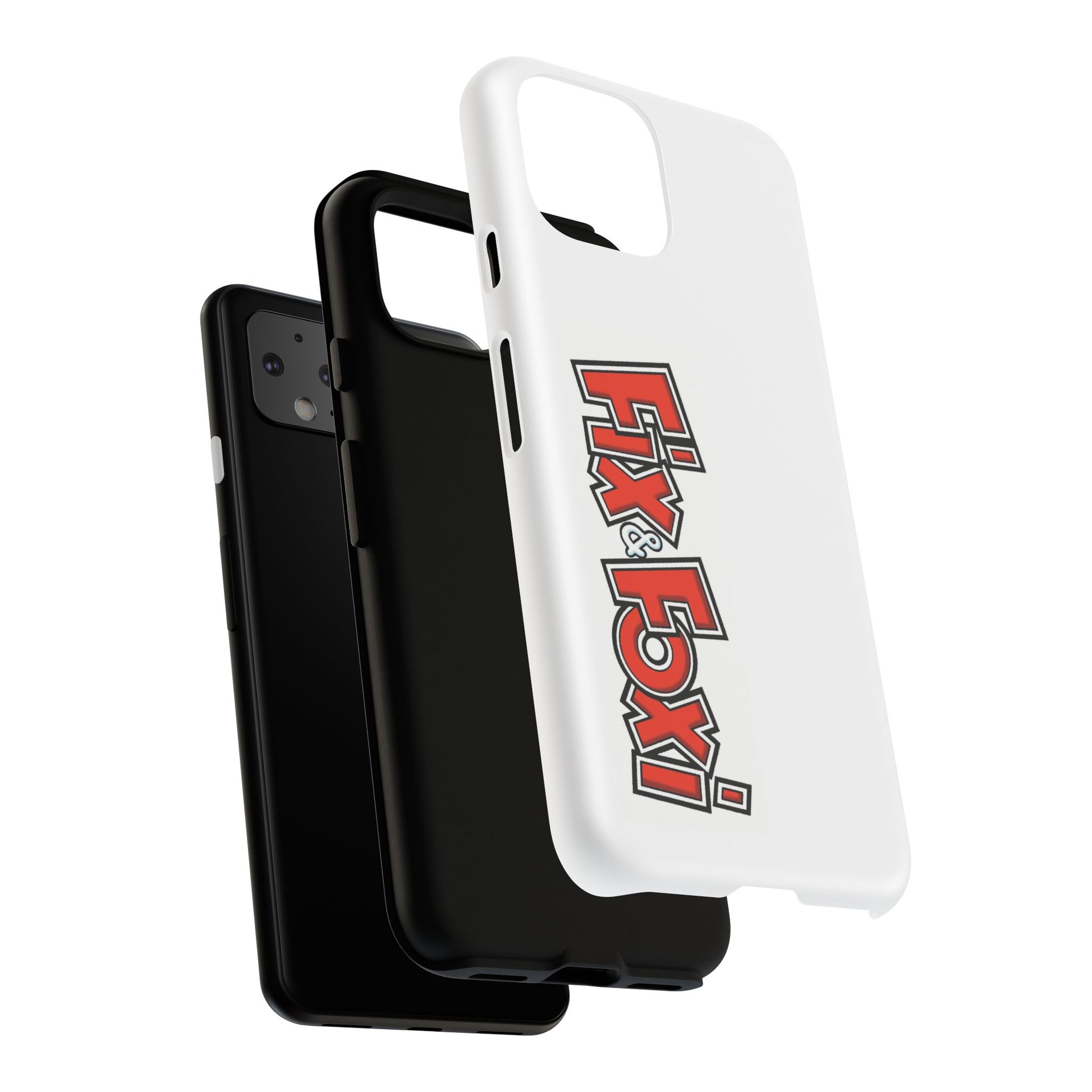 Tough Phone Case with Fix & Foxi Design - Cute & Durable Cover for Fans, Gifts for Kids, Collectibles, Cartoon Merch, Personalized Tech