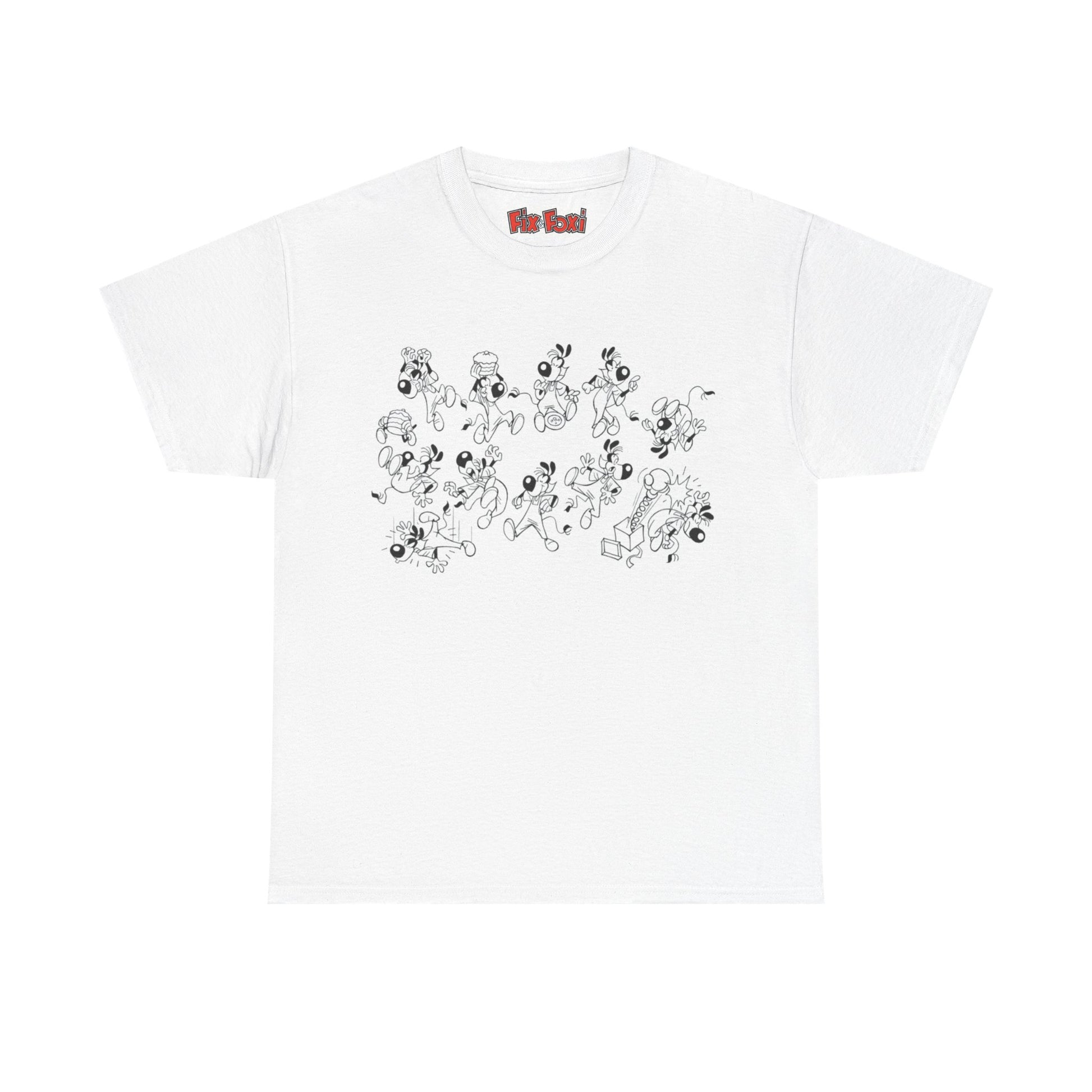 Trendy Graphic Tee, Lupo, Casual Top, Gift for Him/Her, Streetwear Style, Unique Design