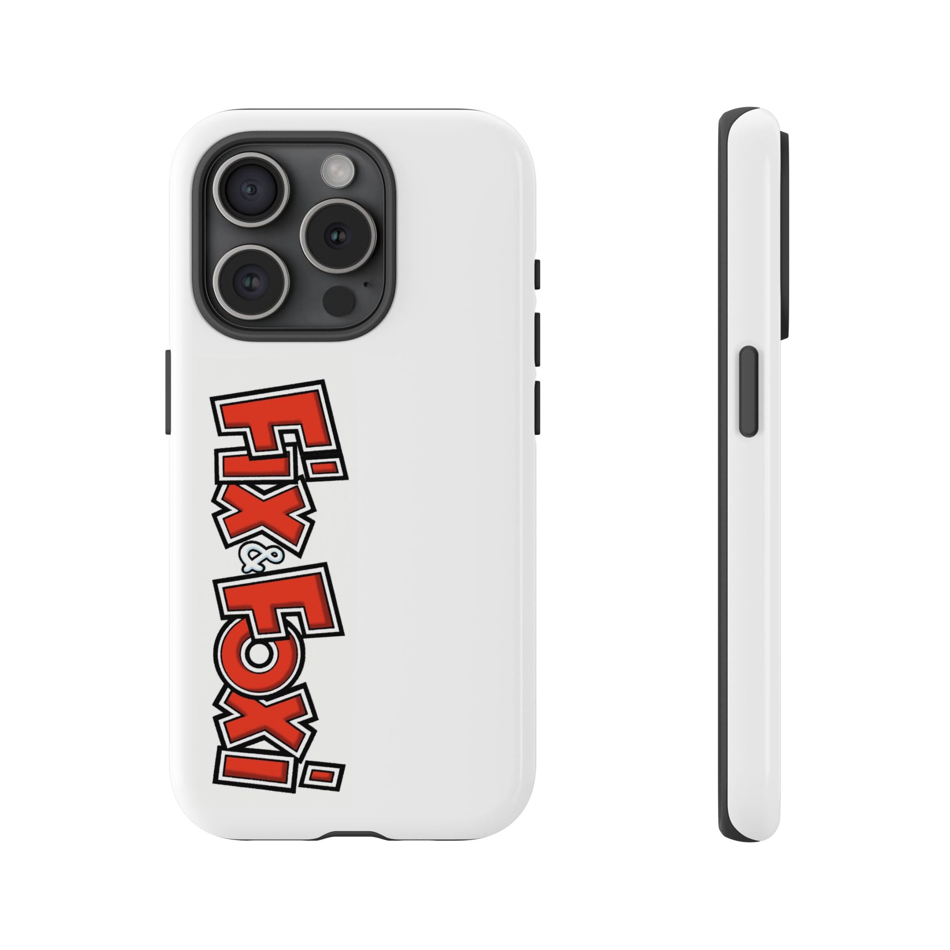 Tough Phone Case with Fix & Foxi Design - Cute & Durable Cover for Fans, Gifts for Kids, Collectibles, Cartoon Merch, Personalized Tech