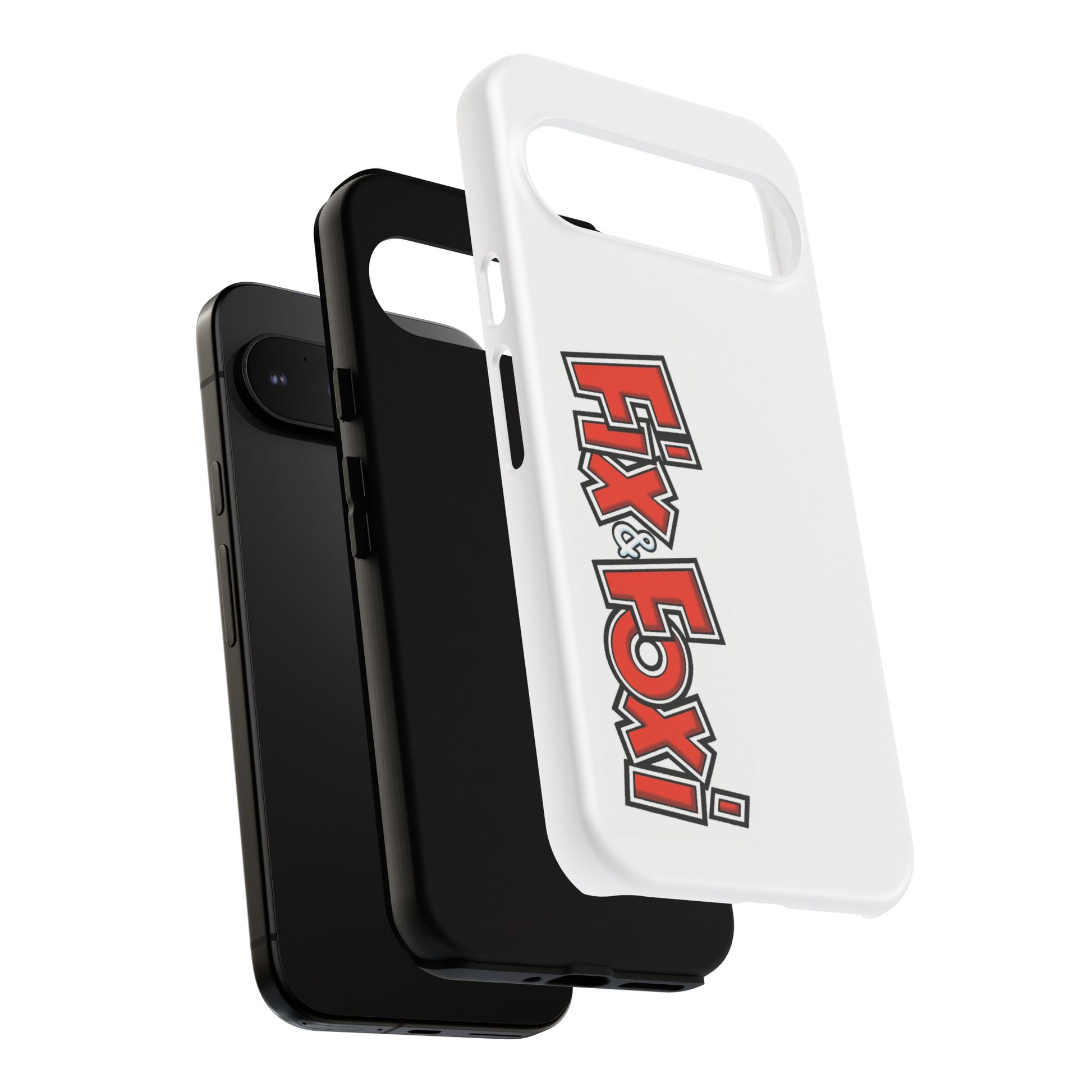 Tough Phone Case with Fix & Foxi Design - Cute & Durable Cover for Fans, Gifts for Kids, Collectibles, Cartoon Merch, Personalized Tech