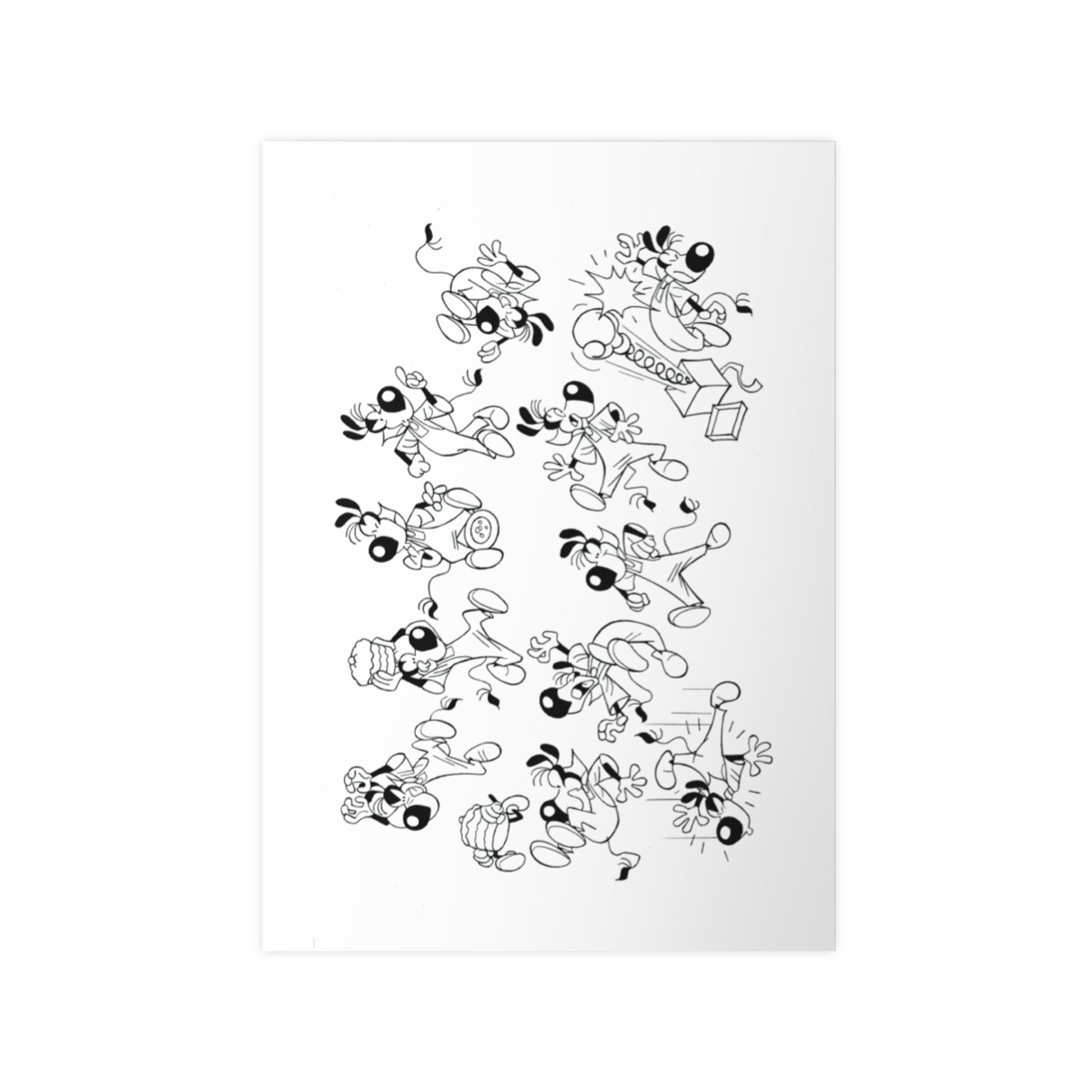 Whimsical Art Posters, Playful Wall Decor, Unique Gifts for Kids, Fun Home Decoration, Birthday Party Art