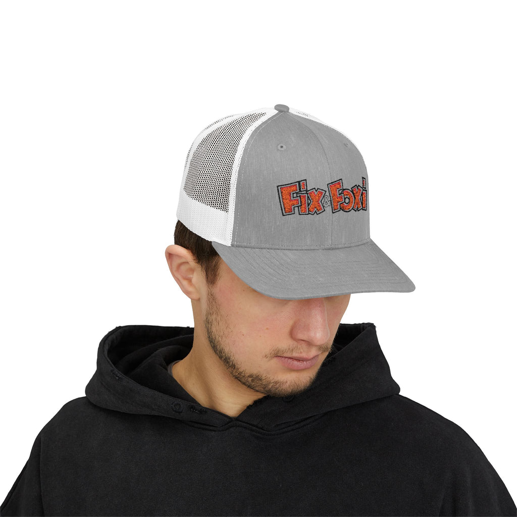 Fix Foxi Snapback Trucker Cap | Stylish Adjustable Hat for Outdoor Activities, Casual Wear, Gifts, Festivals, Sports