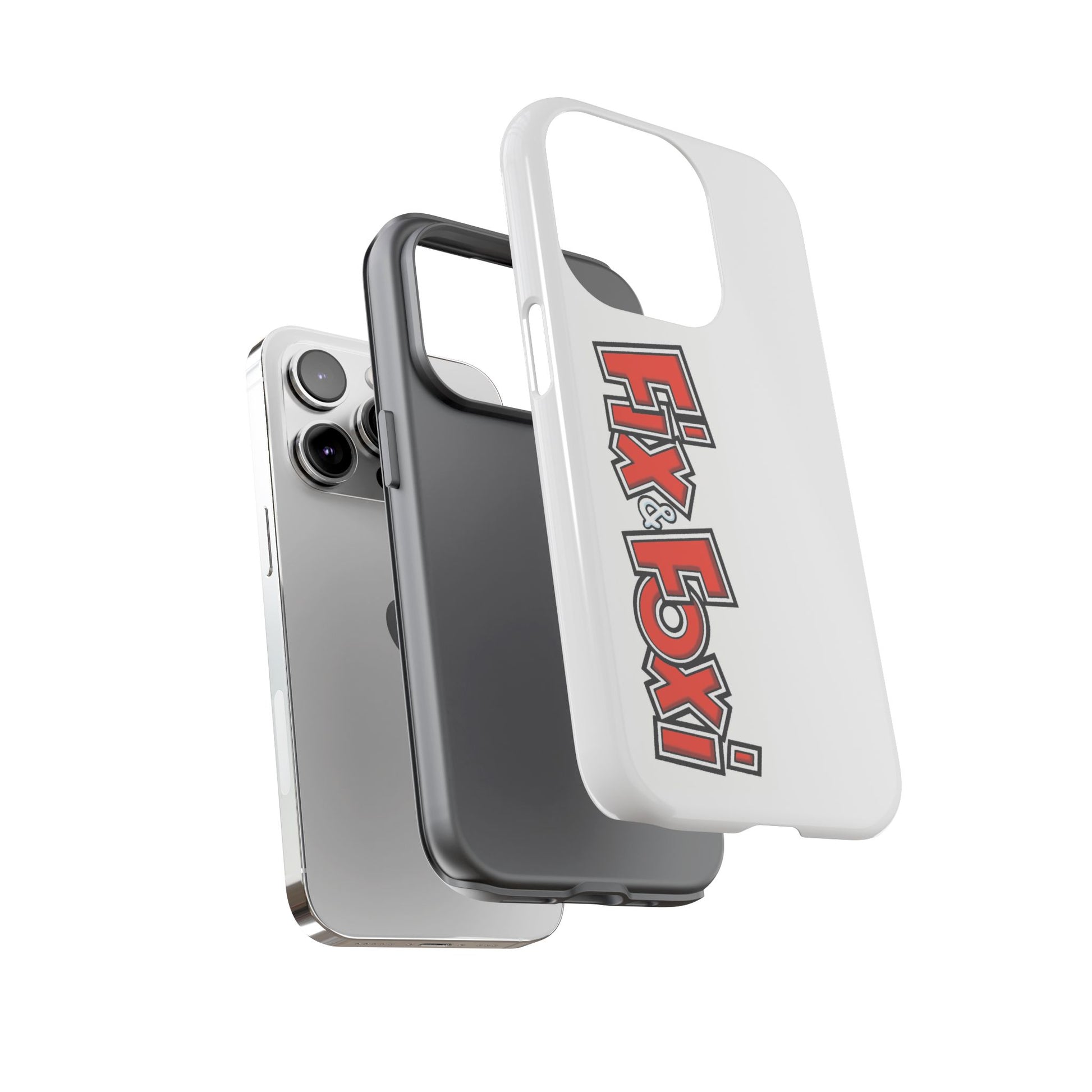 Tough Phone Case with Fix & Foxi Design - Cute & Durable Cover for Fans, Gifts for Kids, Collectibles, Cartoon Merch, Personalized Tech