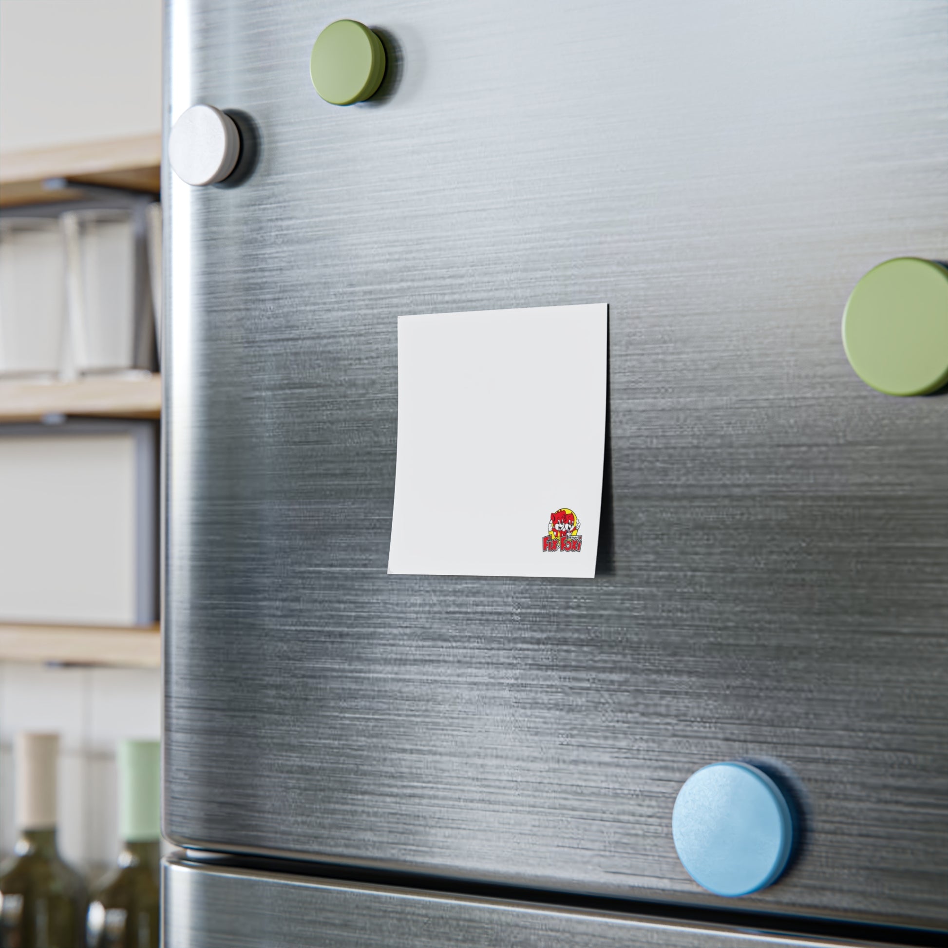 Cute Fox Logo Post-it Notes — Small Sticky Note Pads with Fox Design