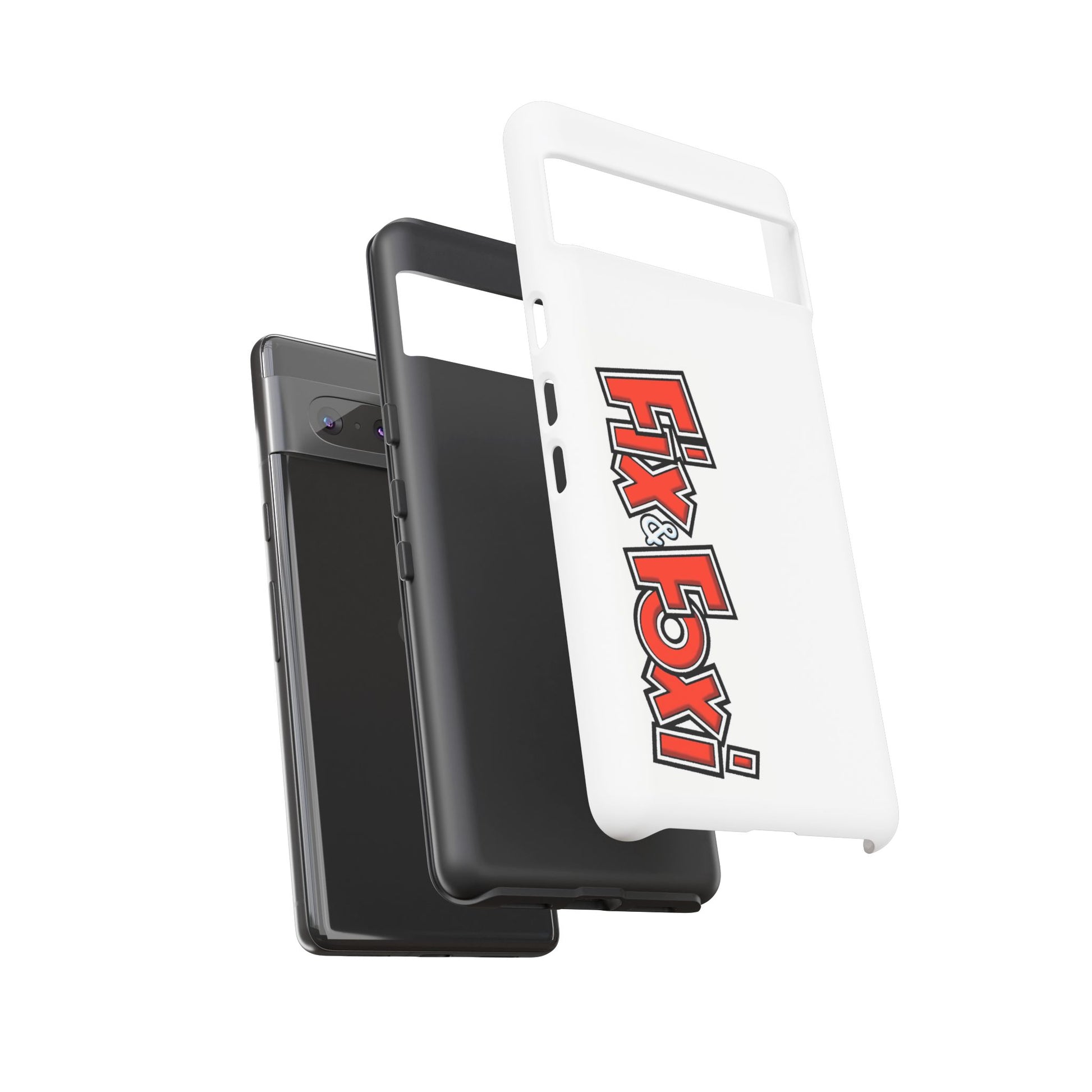 Tough Phone Case with Fix & Foxi Design - Cute & Durable Cover for Fans, Gifts for Kids, Collectibles, Cartoon Merch, Personalized Tech