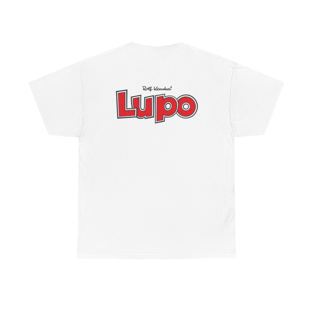 Trendy Graphic Tee, Lupo, Casual Top, Gift for Him/Her, Streetwear Style, Unique Design
